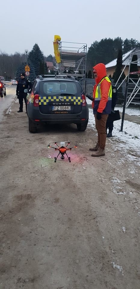 Zakupiony przez miasto dron ma już za sobą pierwsze loty.