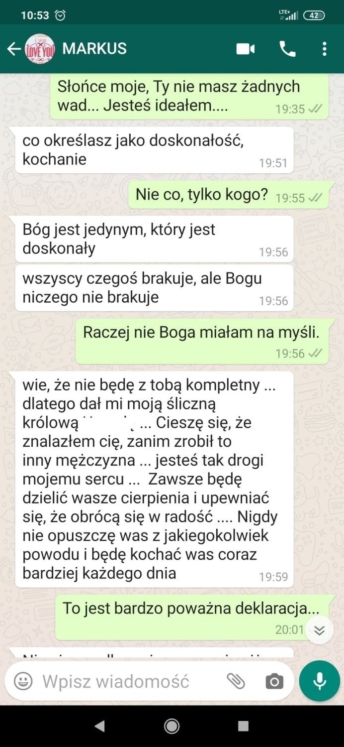 Na portalach randkowych można spotkać oszustów, którym...