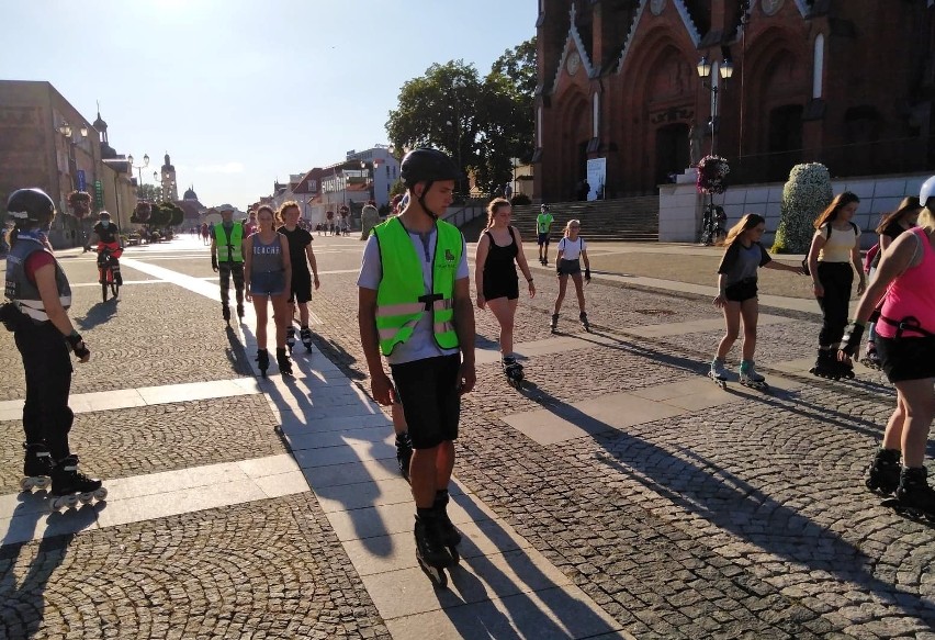 Nightskating Białystok przejechał przez miasto 18.07.2020