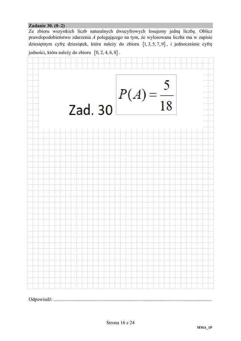 Matura poprawkowa matematyka 2019 - arkusz PDF CKE. Czy...