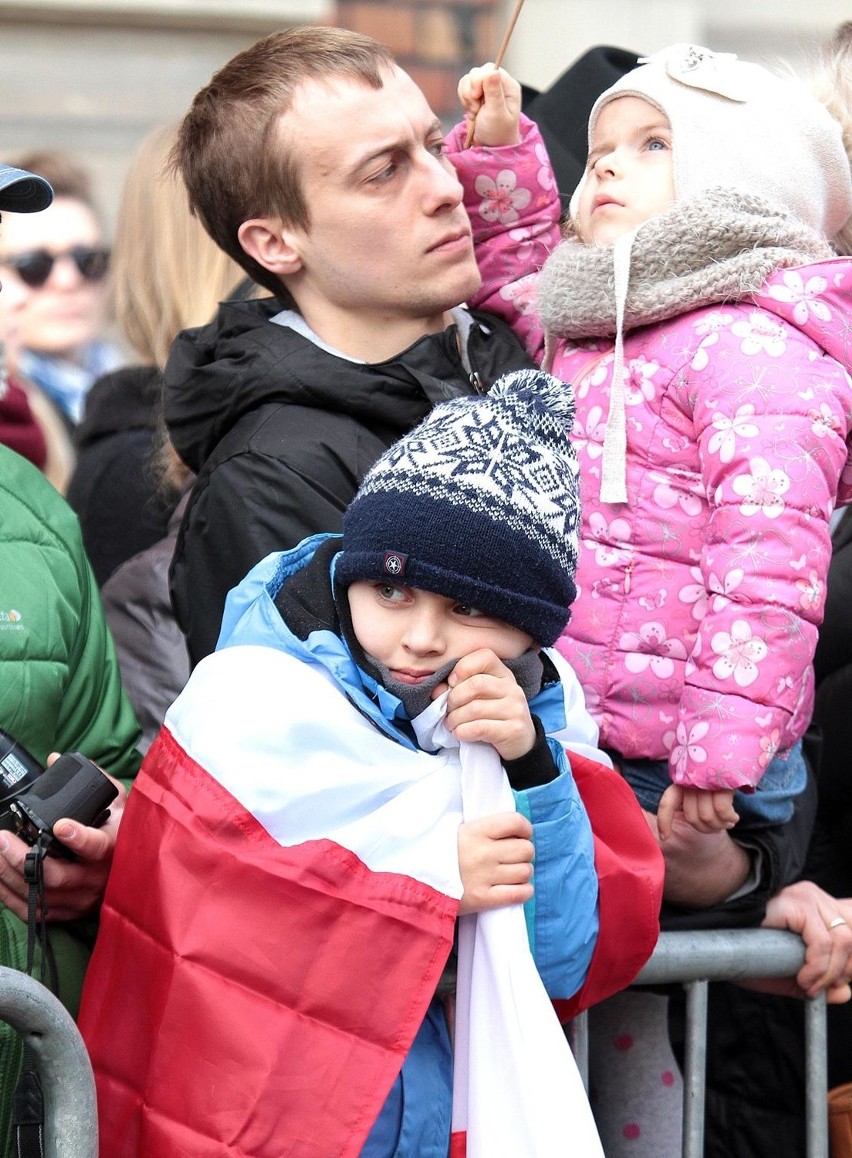 Kraków. Marsz z okazji odzyskania niepodległości [ZDJĘCIA]