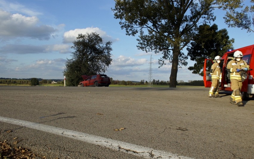 Kolizja w Chlewnicy. Kobieta w ciąży trafiła do szpitala. Sprawcę ukarano mandatem [ZDJĘCIA]