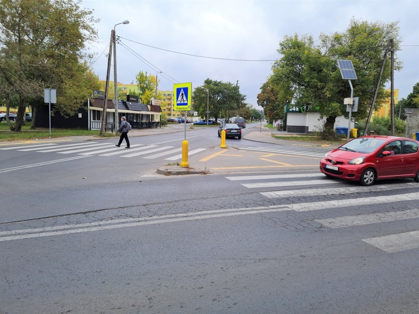 Skrzyżowanie ulic Inowrocławskiej z Bielickiej na...