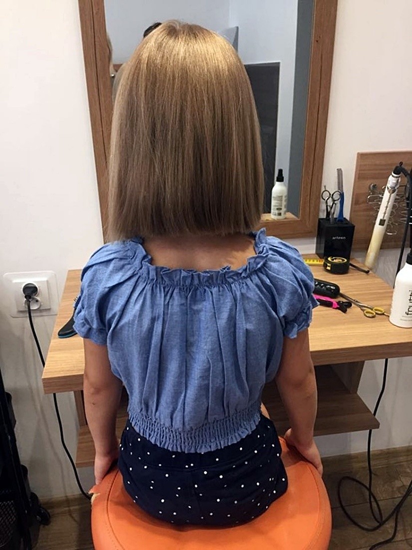 Gabrysia nie zastanawiała się długo i choć ma dopiero pięć lat, zdecydowała, że obcięte włosy przekaże na rzecz fundacji [ZDJĘCIA]