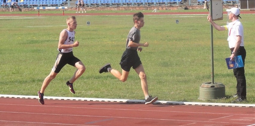 Zawodnicy LKS Koluszki na lekkoatletycznym mityngu w Kielcach