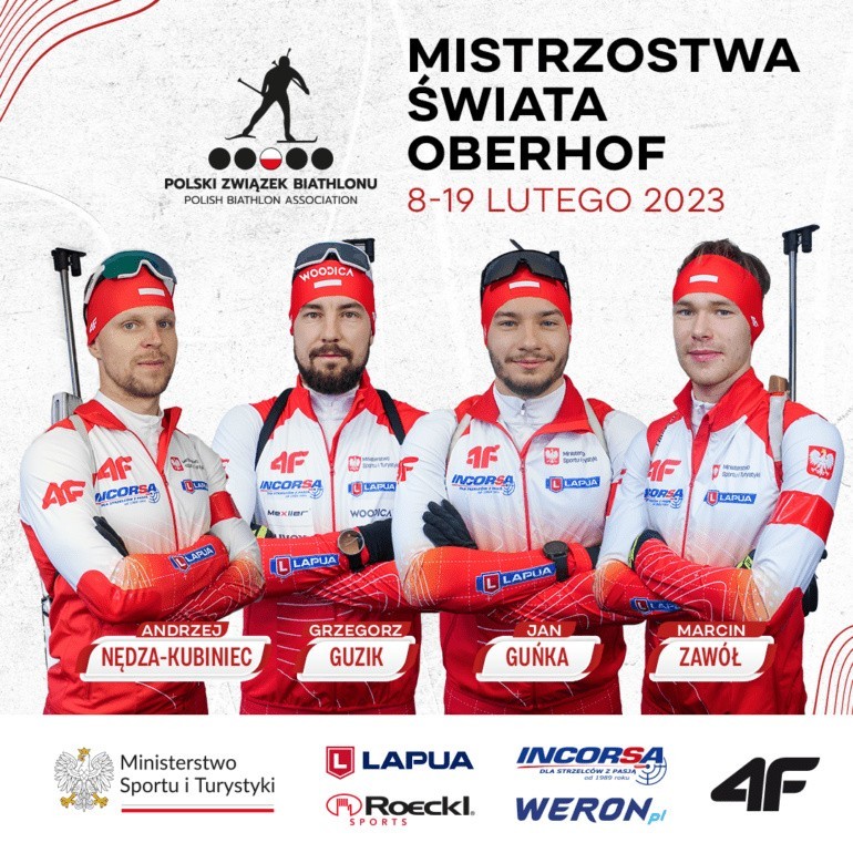 MŚ w biathlonie - w reprezentacji Polski zawodnicy z Katowic, Wodzisławia i Żywca! Start już 8 lutego 2023 r.