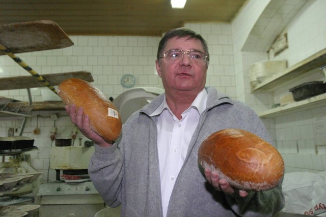 Najsłynniejszy piekarz w kraju: Waldemar Gronowski z Legnicy. Za oddawanie chleba biednym został podliczony przez fiskus  i musiał zapłacić 200 tys. zł