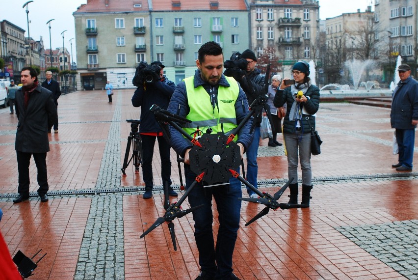 Bytom: Użyją drona do walki z niską emisją [ZDJĘCIA, WIDEO]