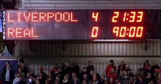 Liverpool wygrał z Realem 4:0 w sezonie 2008/2009