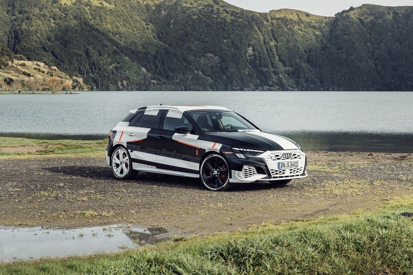 Audi A3 Sportback czwartej generacji jeszcze w masującym...