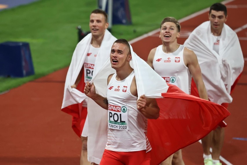 Przemysław Słowikowski i sztafeta 4x100 m
