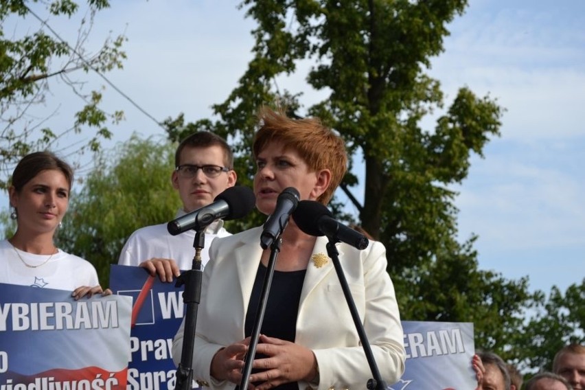 Beata Szydło z PiS odwiedziła Kłobuck