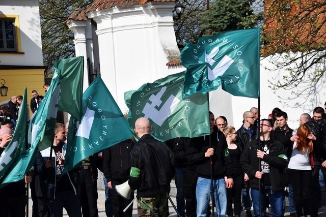 Marsz ONR w Białymstoku z okazji 82. rocznicy powstania organizacji