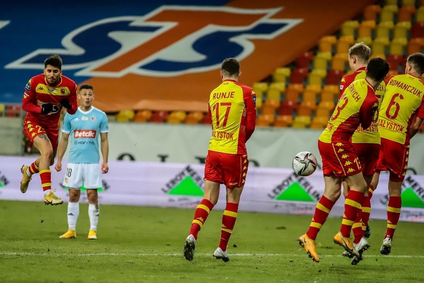 27-02-2021 bialystok jagiellonia piast gliwice ekstaklasa...