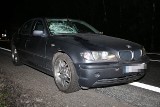 Tragiczny wypadek w Barcinie. Zmarł pieszy, który pijany wtargnął na jezdnię pod nadjeżdżający samochód 