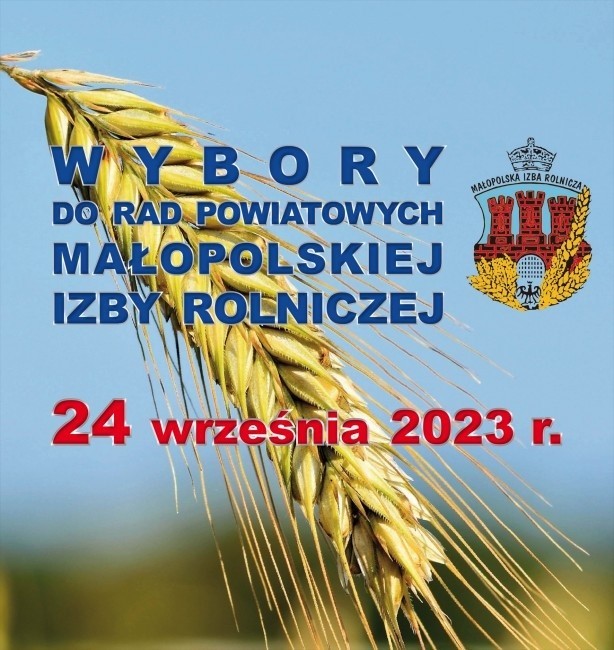 Wybory do Małopolskiej Izby Rolniczej odbędą się 24 września. Za miesiąc kończy się czas zgłaszania kandydatów