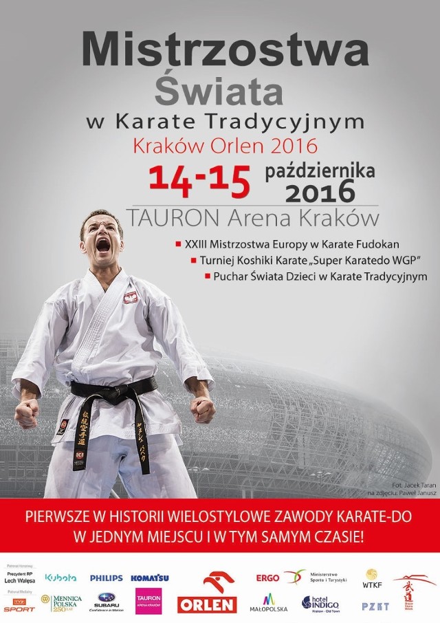 Oficjalny plakat zbliżającej się imprezy w Krakowie