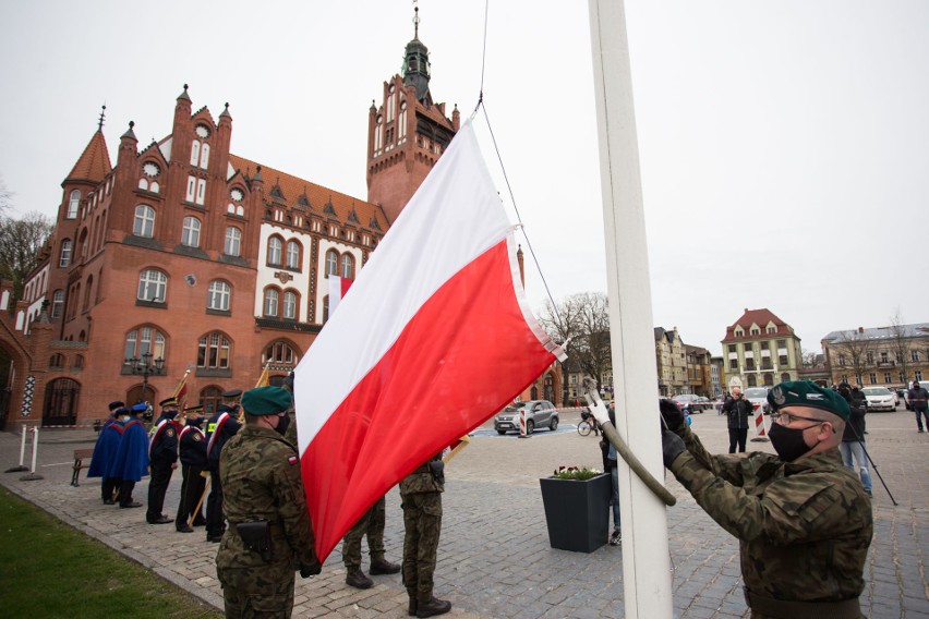 Dzień Flagi Rzeczypospolitej Polskiej. Uroczystości w Słupsku