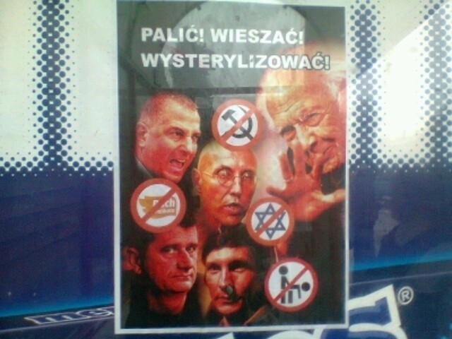 Plakaty nawołujące do nienawiści w Lublinie. Sprawa trafi do prokuratora