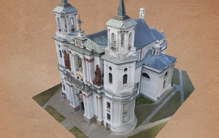 Wirtualne muzeum po kościele Świętej Trójcy w Tarłowie. Zobacz podziemne krypty!