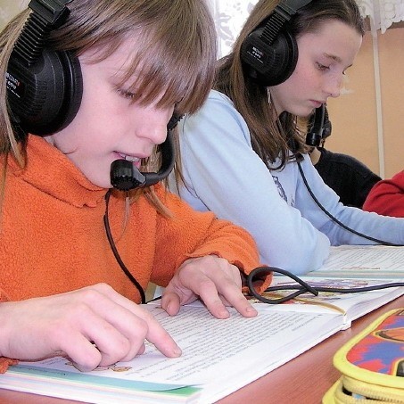 Lekcja kaszubskiego w szkole w Kramarzynach.
