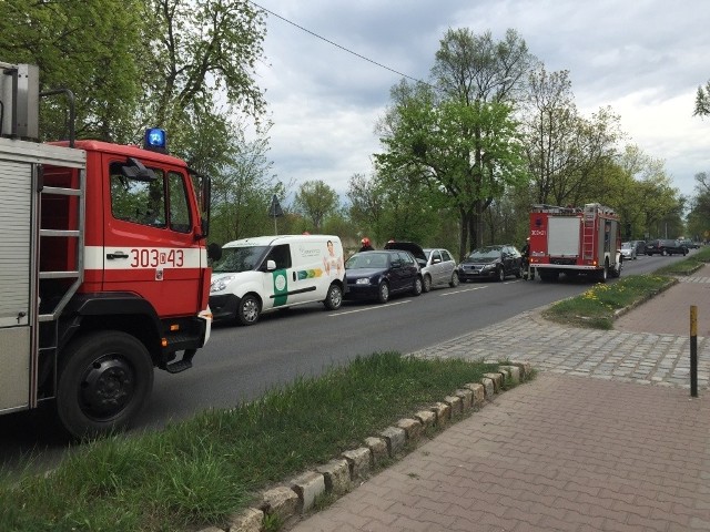 Wypadek na ulicy Opolskiej