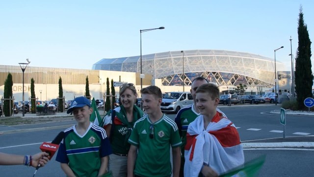 Irlandzka rodzina o meczu z Polską.