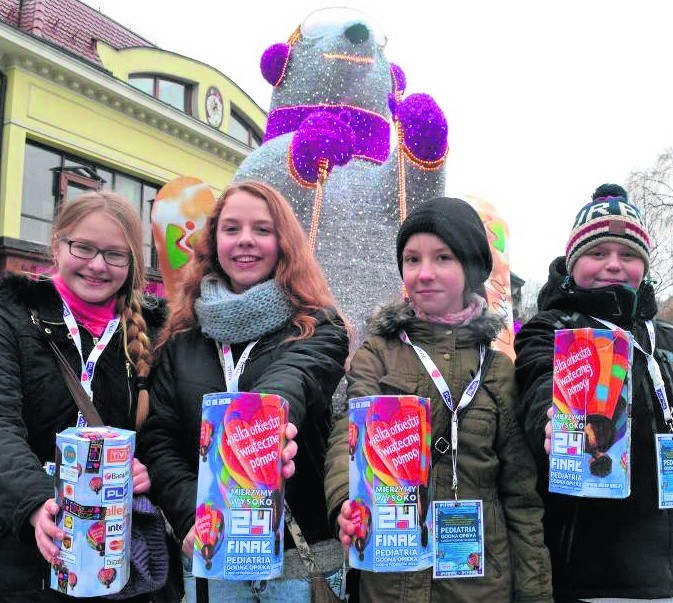 W Bielsku za datki wolontariusze dziękowali uśmiechem