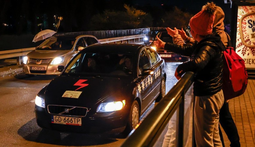 Protest mobilny w Gdańsku, 28.10.2020