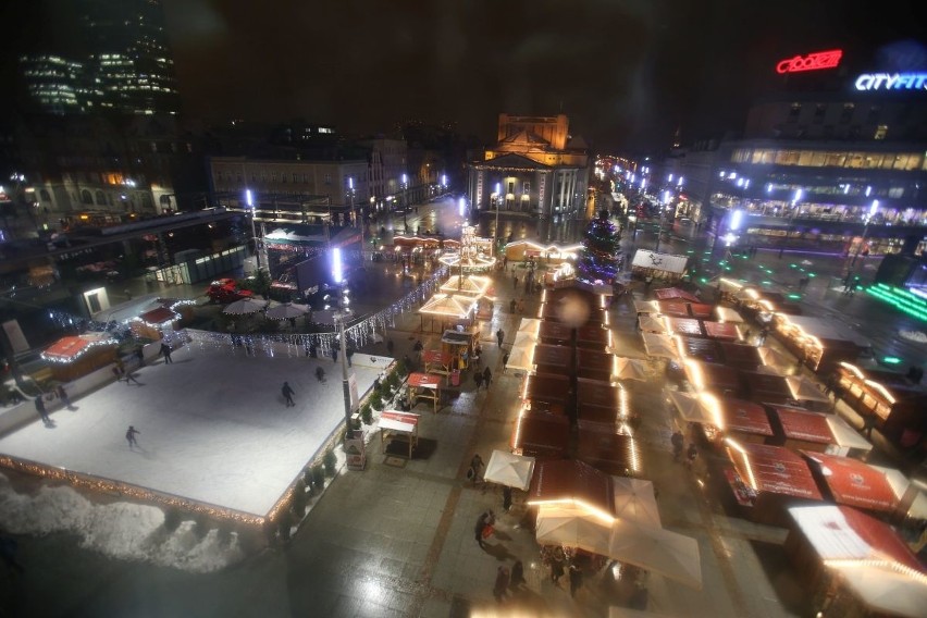 Bajeczne Katowice rozświetlone na Święta ZDJĘCIA ILUMINACJI
