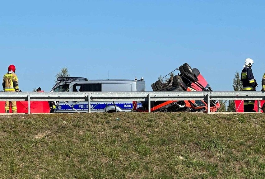 Tragiczny wypadek na A4 w Rudnej Małej - 22.09.2023