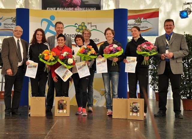 Kluczborscy maratończycy w Niemczech.