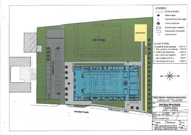Po przetargu udało się ustalić tylko lokalizację przyszłej hali