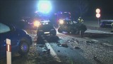 Bolesławiec: Wypadek śmiertelny na DK 64. Jedna osoba zginęła, dwie ciężko ranne (wideo)