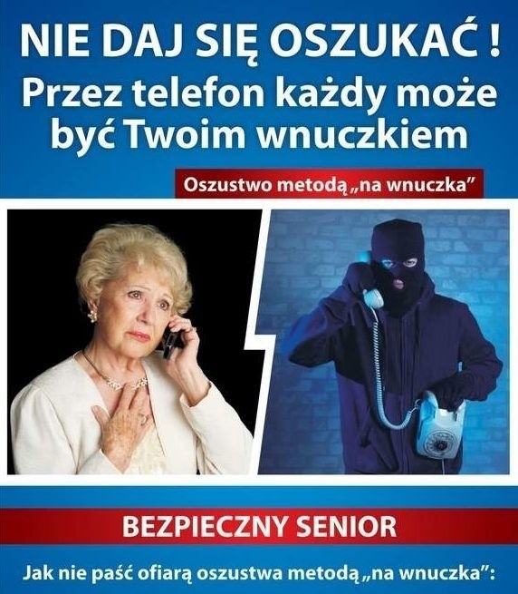 Oszuści "na wnuczka" w Siemianowicach Śląskich nasilają swe działania. Ich potencjalne ofiary to nieświadomi seniorzy.