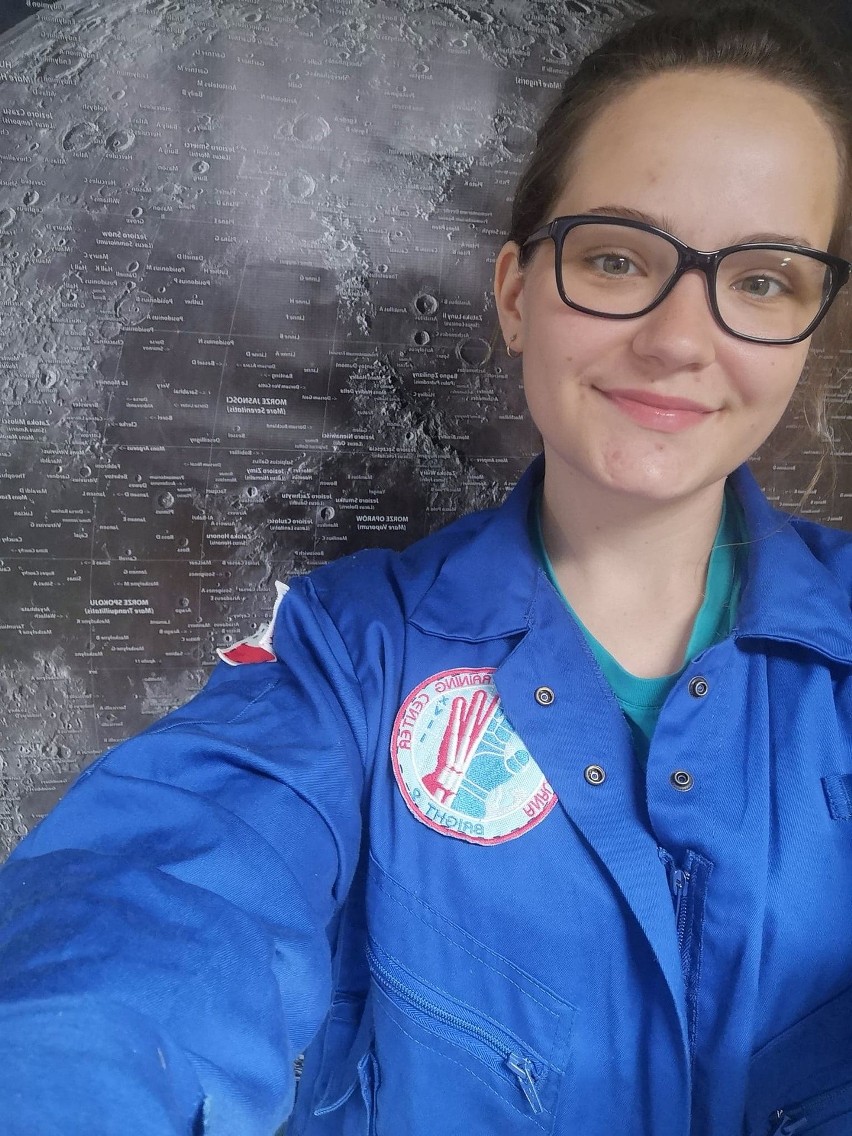 Aleksandra Wilczyńska - selfie w Analog Astronaut Training...