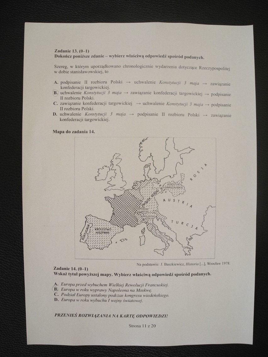 Szereg W Którym Uporządkowano Chronologicznie Wydarzenia To