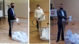 Kandydaci na wójta Tuczęp głosowali w wyborach przedterminowych 2021 ZDJĘCIA