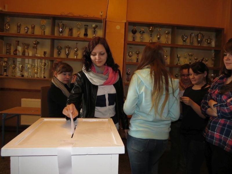 Uczniowie z ZSZ w Brodnicy wybrali prezydenta