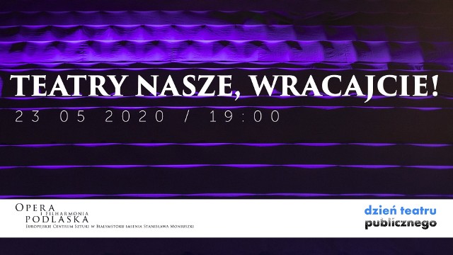 Dzień Teatru Publicznego 2020 #czekamy