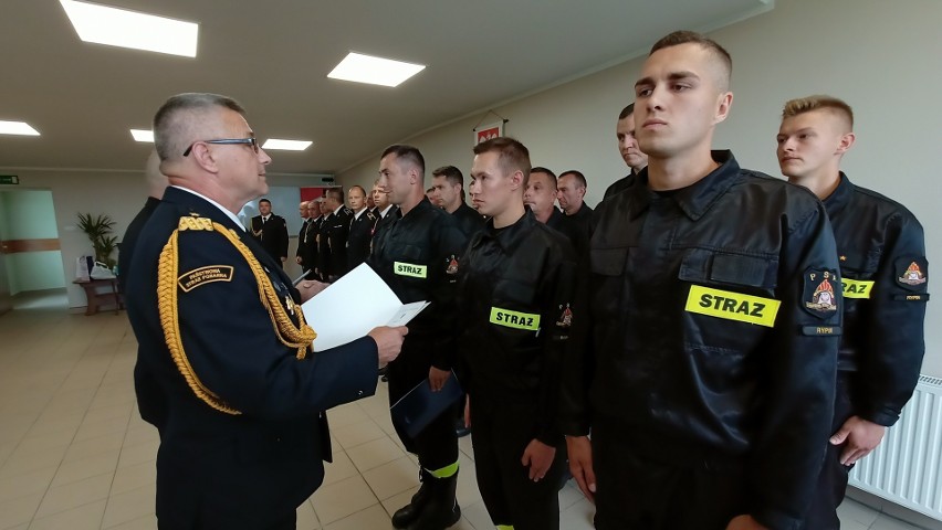 Mł. kpt. Marcin Czarnecki nowym zastępcą komendanta straży pożarnej w Rypinie [zdjęcia]