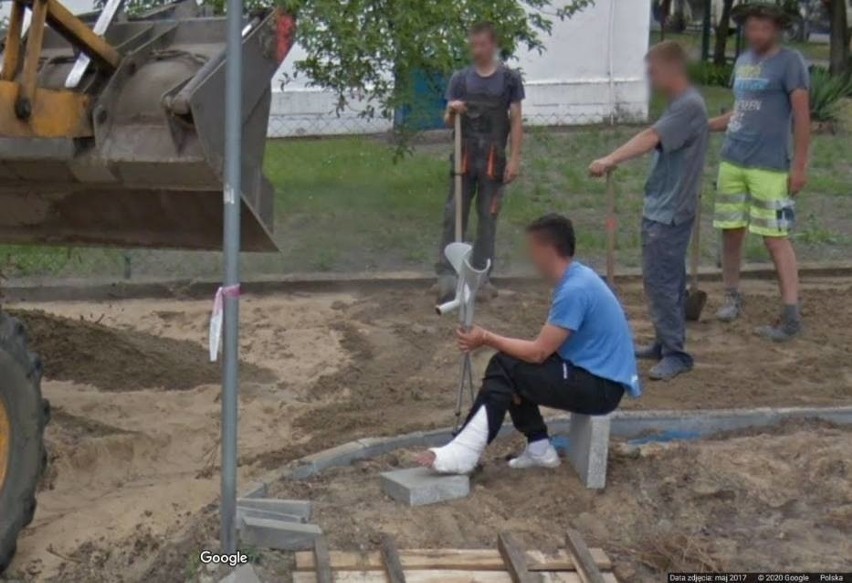 Perełki Google Street View. Polacy przyłapani! Oto nietypowe zdjęcia [Toruń, Lublin, Częstochowa, Białystok, Łódź, Kędzierzyn i inne]