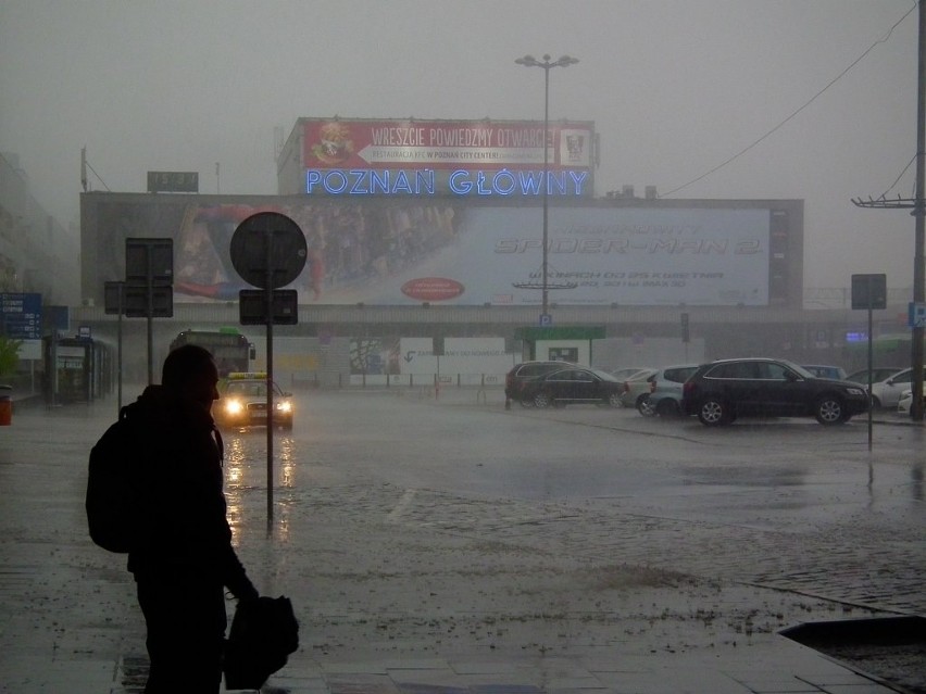 Burza w Poznaniu: Zagrzmiało i popadało