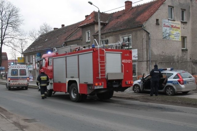 Do wypadku doszło na ul. Sienkiewicza w Grodkowie.