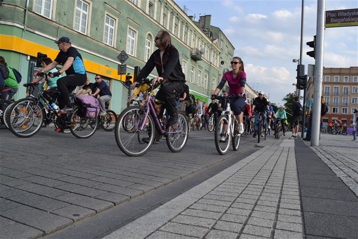 Masa Krytyczna w Częstochowie. Cykliści opanowali Aleje Najświętszej Maryi Panny [ZDJĘCIA]