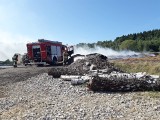 Kolejny pożar w Zagórniku. Tym razem zapaliło się pogorzelisko [ZDJĘCIA]