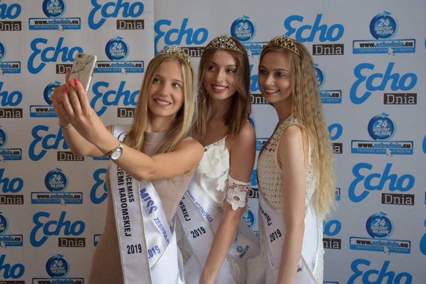 Laureatki konkursu na Miss Ziemi Radomskiej odebrały we...