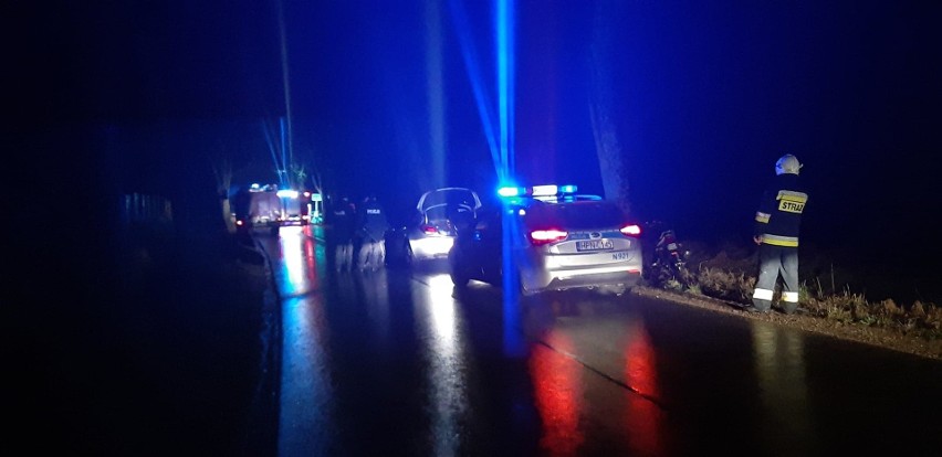 Śmiertelny wypadek koło Łubna. Zginęły dwie osoby