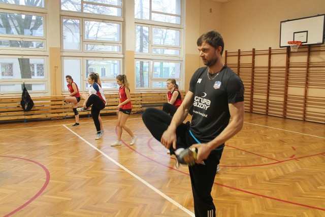 Zawodnicy Zaksy zachęcali młodzież do ćwiczeń.