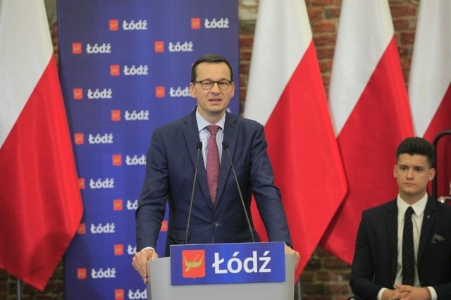 Premier Morawiecki podczas wizyty w lipcu 2018.